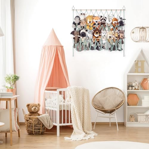 Stuffed Animal Net or Hammock Large Wall Hanging Organizer for Plush Toys - Image 7