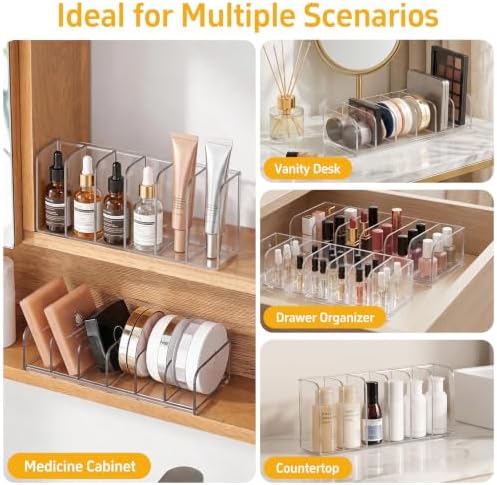 Medicine Cabinet Makeup Organizer with 3.3° Tilt - Image 7