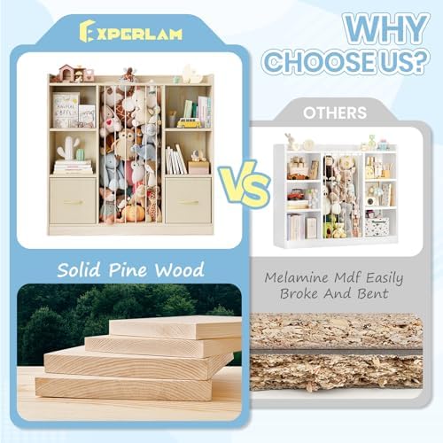 EXPERLAM Toy Storage Organizer with Stuffed Animal Storage - Image 6