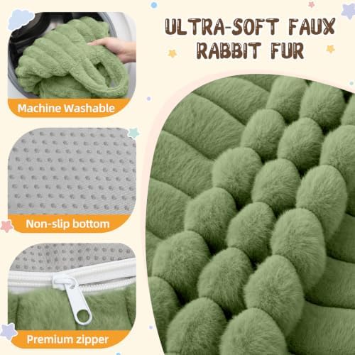 Bean Bag Cover No Filler Stuffed Animal Storage Bean Bag Chair Cover - Image 7