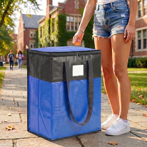 4Pack (110L*2+180L*2) Extra Large Moving Bags, Blue - Image 5