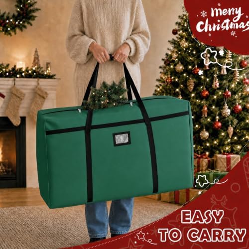 Christmas Tree Storage Bag, Fits 4/5 Ft Artificial Trees, Green - Image 7