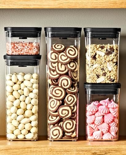 OXO Good Grips POP Container — 1.1 Qt/1.0 L — Matte Black, Organization and Storage Solution - Image 7