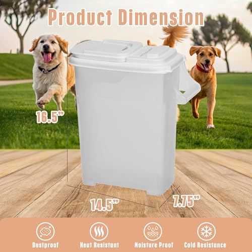 Buddeez Airtight Pet Food Storage Container, 32 Quart, with Pour Spout - Image 7