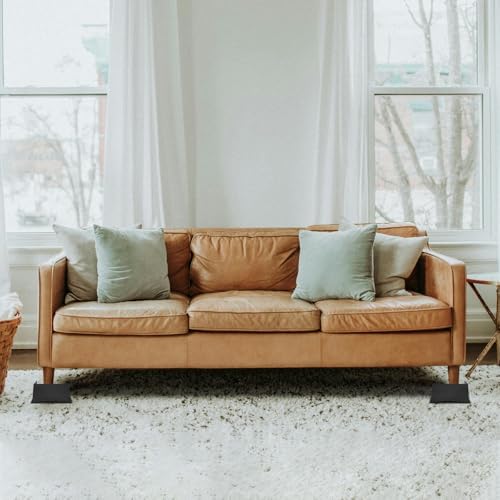 4 Pack Bed Risers 3 inch, Oversized Furniture Risers Heavy Duty - Image 6