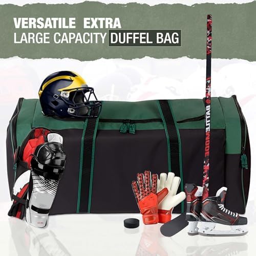 Jetstream Heavy Duty Multi Pocket Durable Sports Gym Equipment Travel Duffel Bag - Image 6
