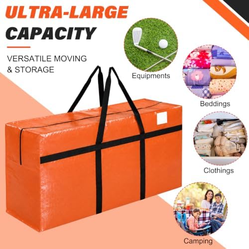 Windyun 4 Pack 75 Gallon Extra Large Moving Bags XXL Heavy Duty Storage Bag - Image 6