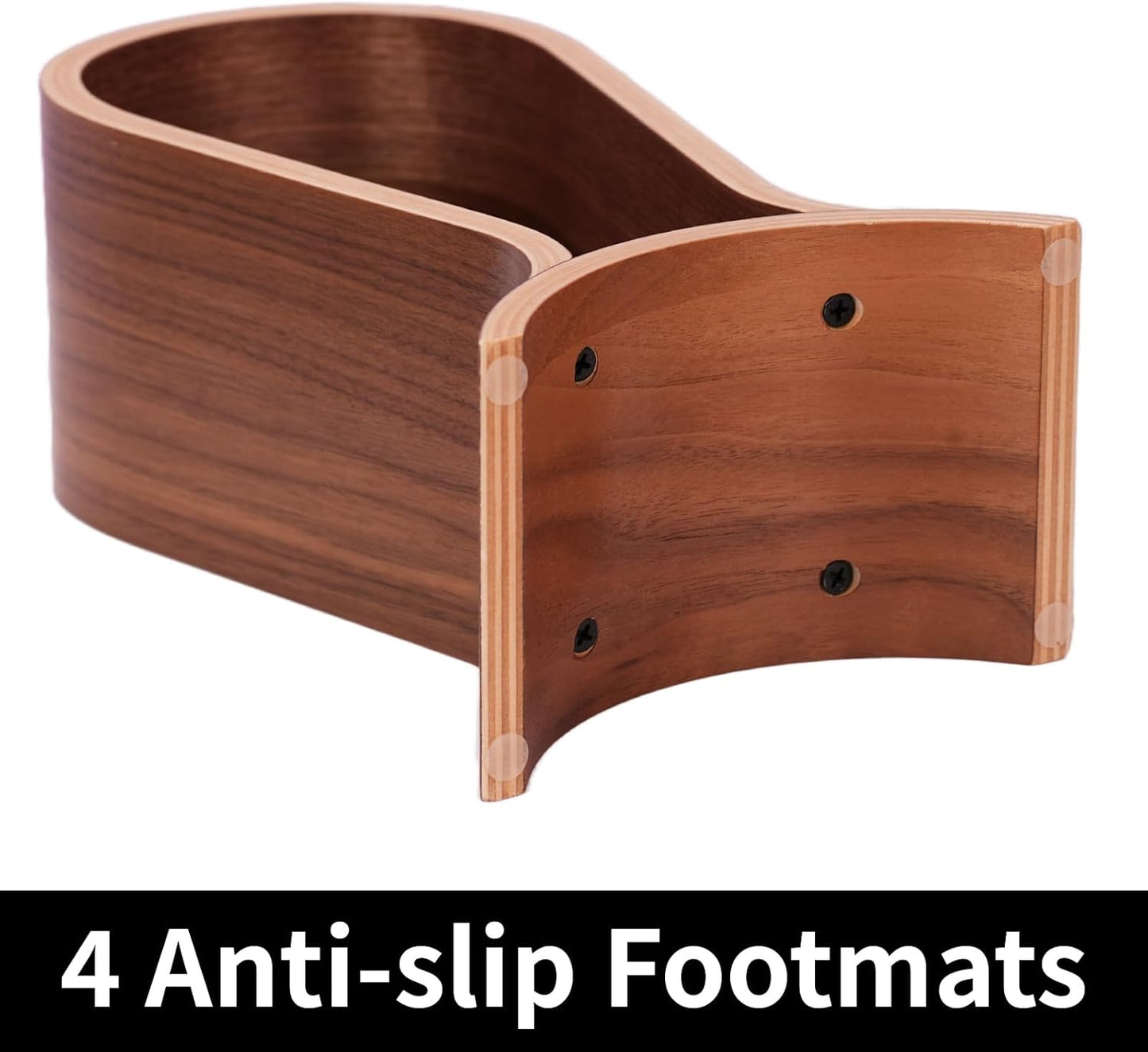 Wood Headphone Stand for Desk - Headset Holder Cute Gaming Wooden Headphones Hanger Hook Rack Base Storage Head Phone Accessories