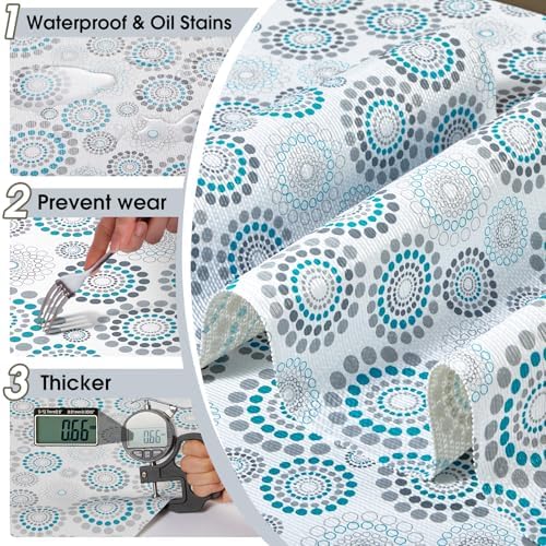 Drawer and Shelf Liner for Kitchen Cabinets, Spiral, 12IN X 20FT - Image 6