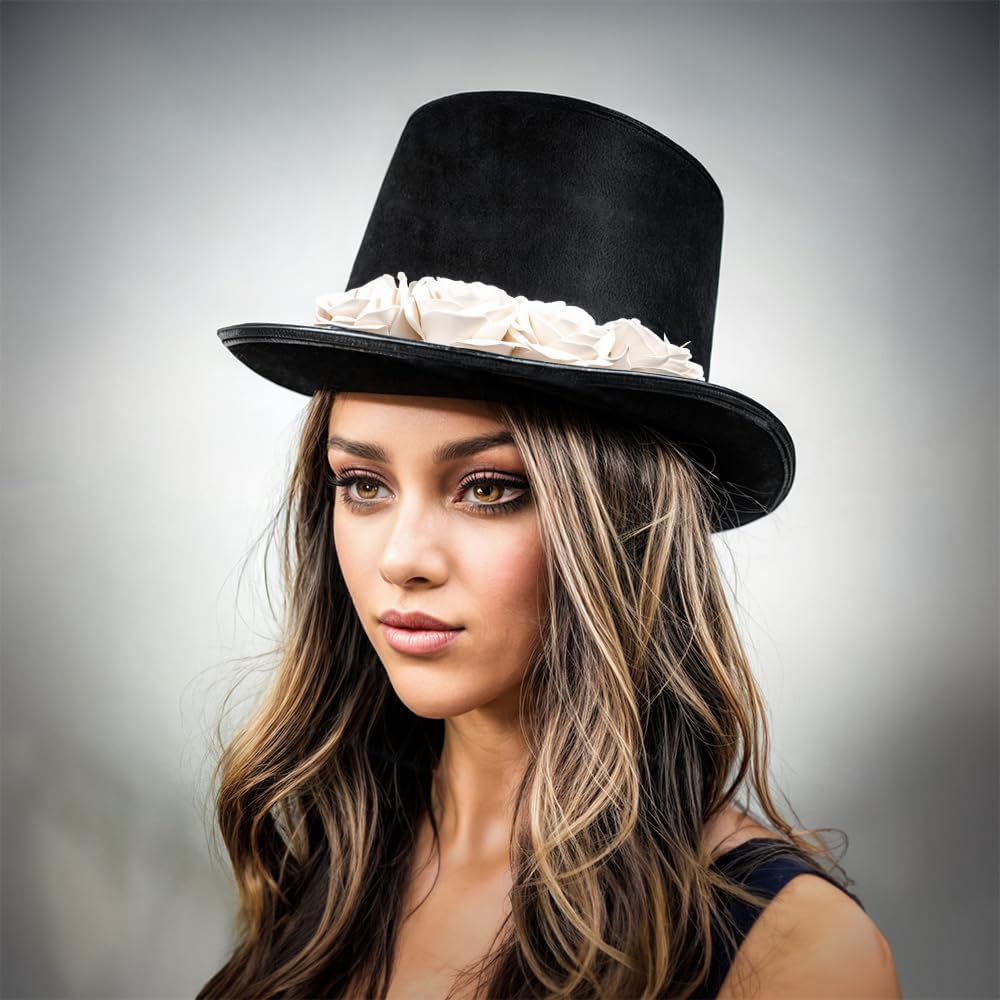Funny Party Hats Top Hats for Adults Dress Up Hats Costume Party Hats for Men Women Unisex