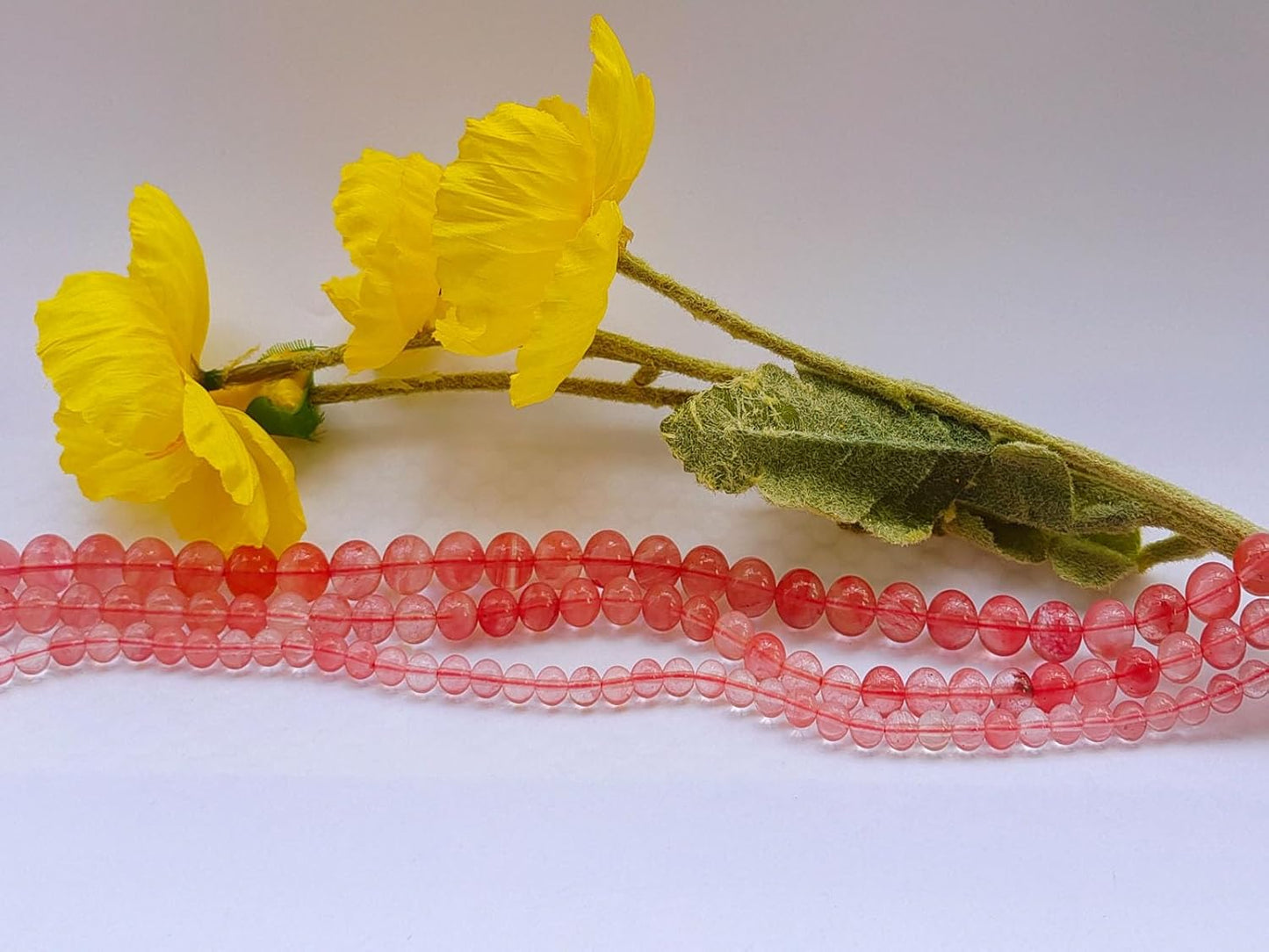 Stone Beads 8mm 100pcs Watermelon Quartz Beads Round Loose Gemstones Beads for Bracelet Necklace Jewelry Making (8mm, 60824 Watermelon Quartz)
