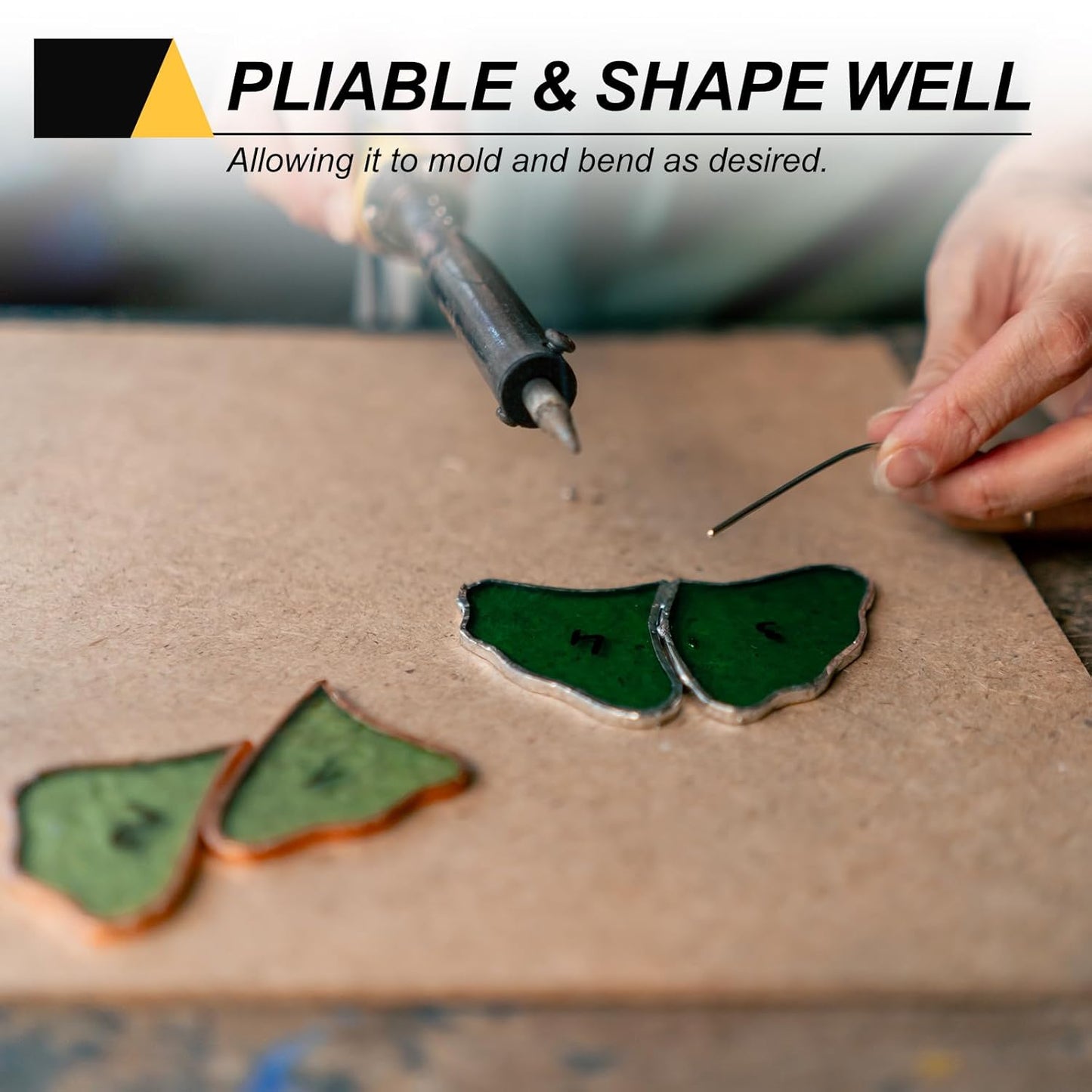 MECCANIXITY 190 Yards/575 Feet Metal Floral Wire 21 Gauge Silver Tone Flexible Paddle Thin Floral Wires for Craft, Christmas Wreath, Flower Arrangement, Wedding, Total 5 Roll