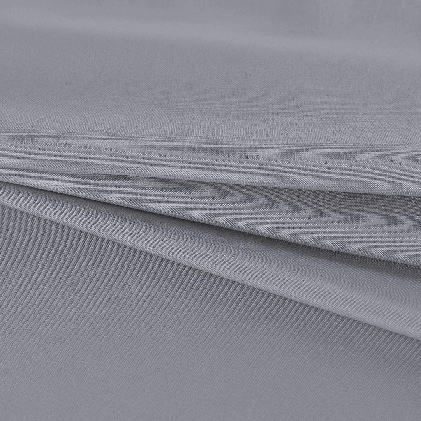 Fitable Rectangle Tablecloth Stain and Wrinkle Resistant Washable Polyester Table Cloth for Buffet Parties and Camping (54x120 inch, Light Grey)