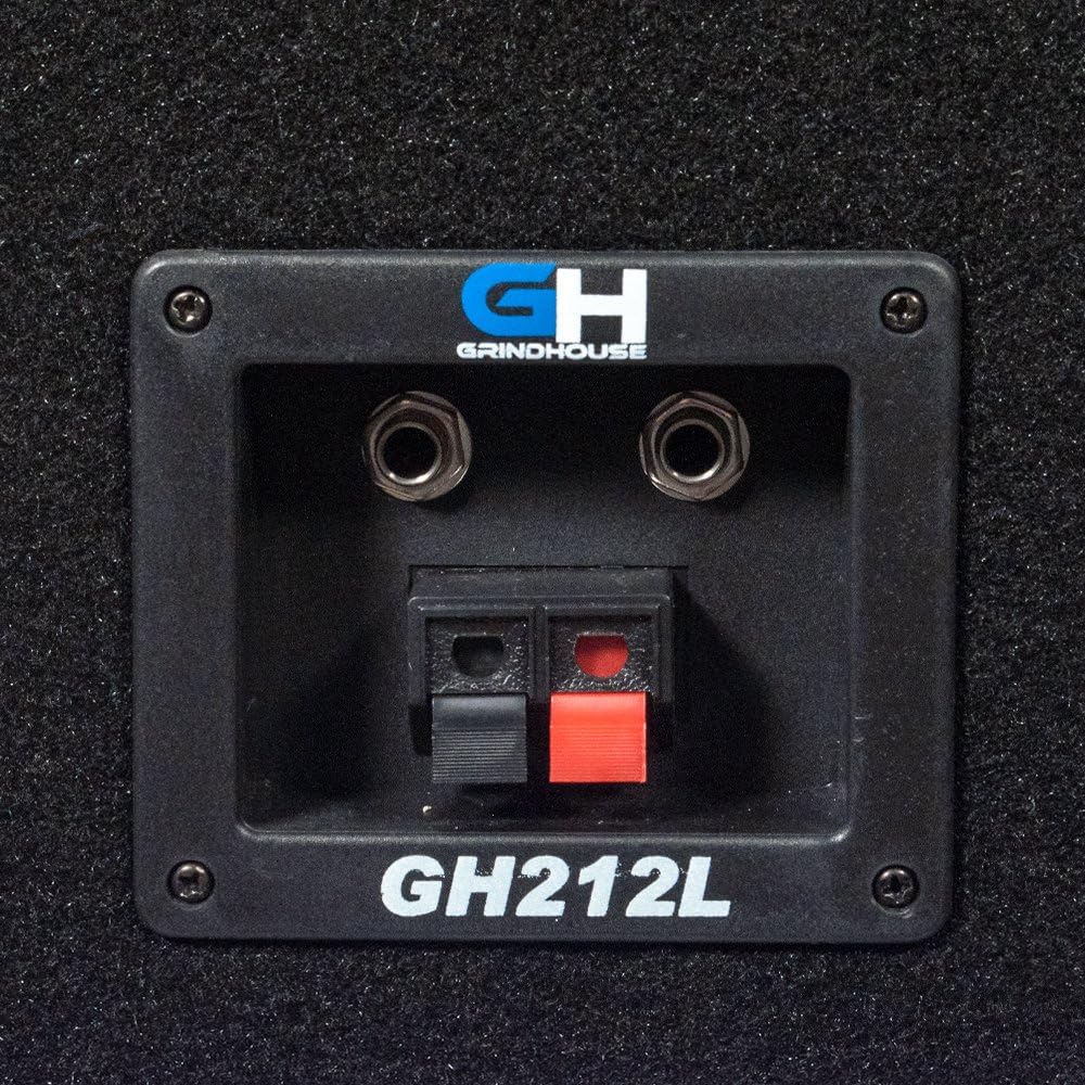 Grindhouse Speakers - GH210L-Pair - Pair of Passive Dual 10 Inch 2-Way PA/DJ Loudspeaker Cabinets - 1050 Watt each Full Range PA/DJ Band Live Sound Speaker