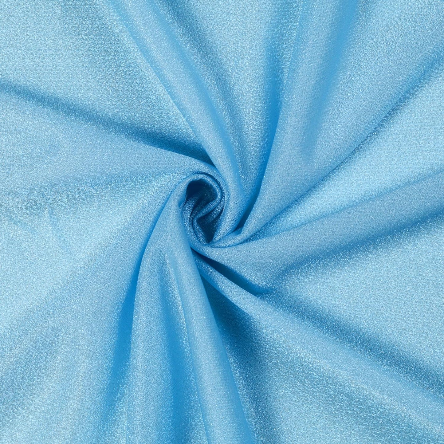 VDS Pack of 1 Panel (30 Inch X 50 Feet) Wedding Arch Draping Fabric Sheer Chiffon Fabric Drapery for Wedding Ceremony Reception Swag Backdrop Canopy Chuppah ARBO Altars Decoration (Turquoise)