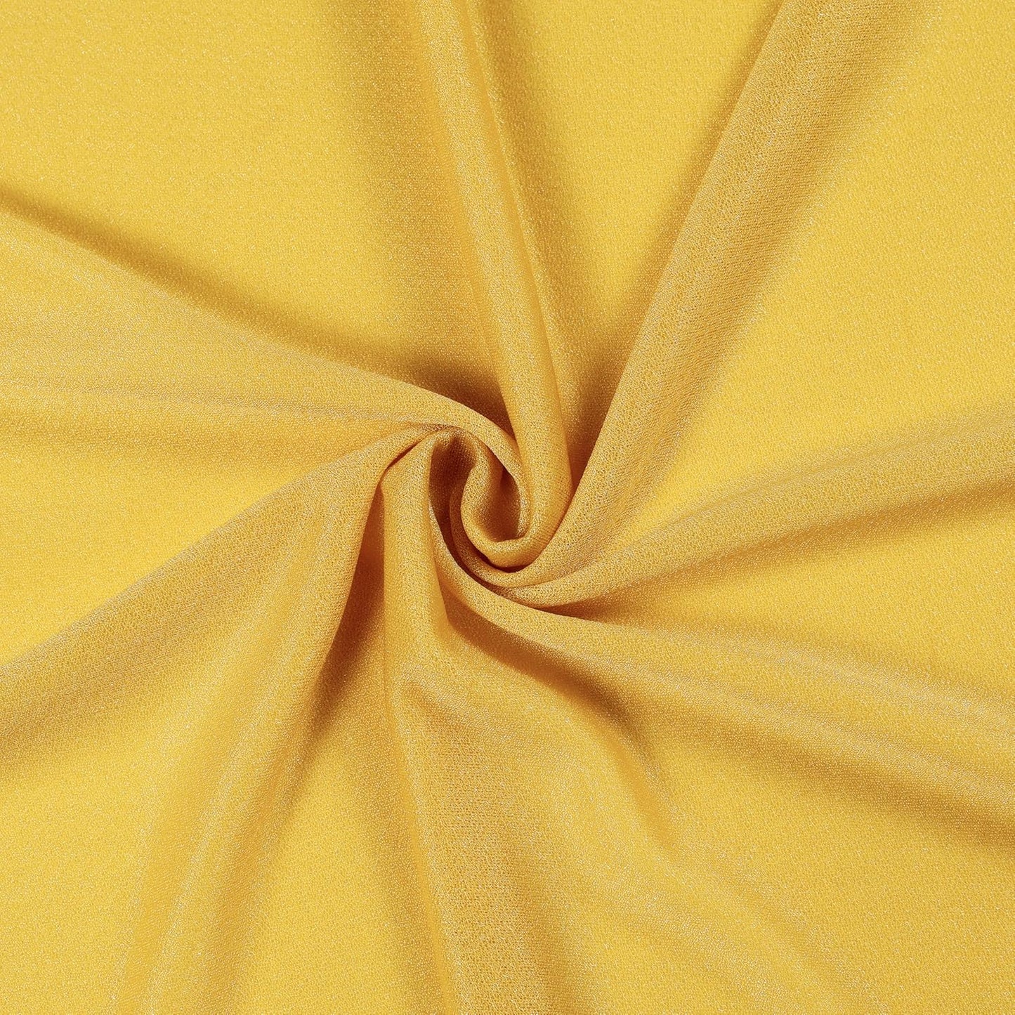 VDS Pack of 4 Panel (30 Inch X 20 Feet) Wedding Arch Draping Fabric Sheer Chiffon Fabric Drapery for Wedding Ceremony Reception Swag Backdrop Canopy Chuppah ARBO Altars Decoration (Gold)