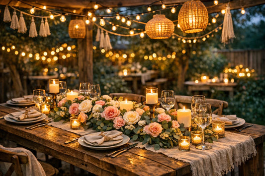 Transform Your Celebration with Stunning Lights and Chic Decor