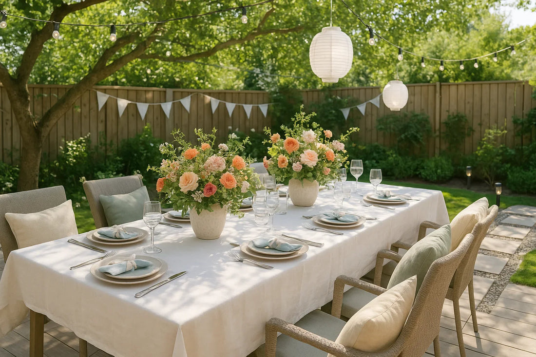 Transform Your Outdoor Party with Chic Lights and Decor Ideas