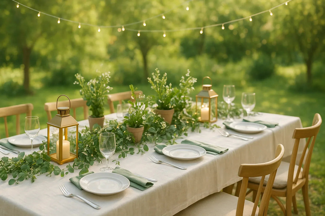 Elevate Your Celebration with Glow, Greens, and Style