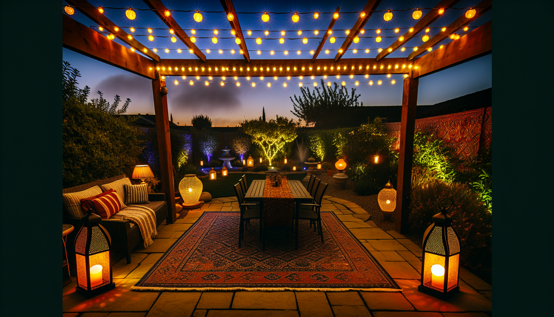 Create a Cozy Evening with Outdoor Lighting Ideas for Backyard Parties