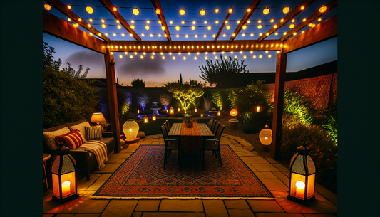 Create a Cozy Evening with Outdoor Lighting Ideas for Backyard Parties