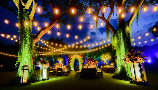 Illuminate Your Celebration with Stylish Outdoor Decor