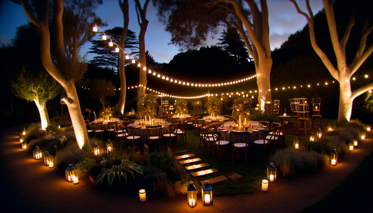 How to Choose Outdoor Lighting for a Magical Backyard Wedding