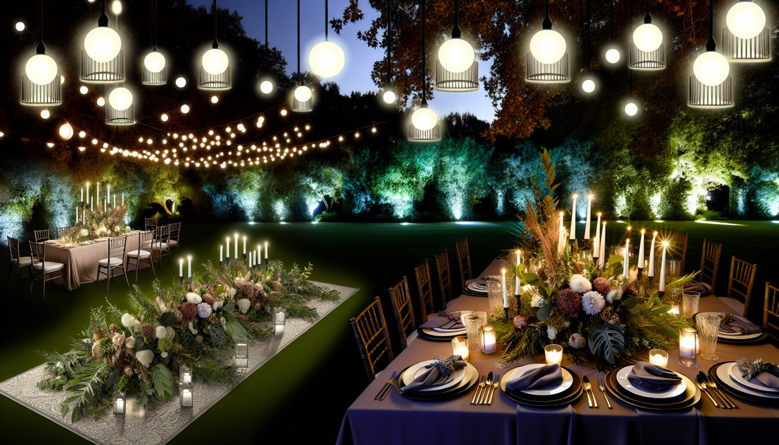 Illuminate Your Celebration with Stylish Outdoor Decor