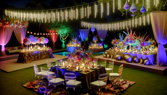 Transform Your Celebration with Elegant Décor & Lighting