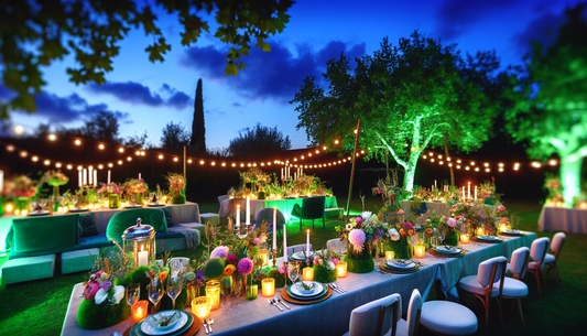 Illuminate Your Celebration with Stylish Outdoor Décor