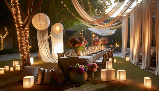 Transform Your Celebration with Elegant Outdoor Décor