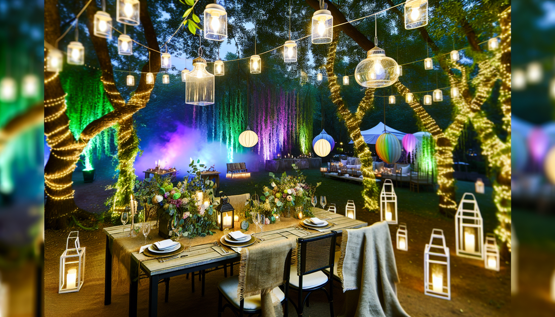 Transform Your Event with Outdoor Lighting & Décor