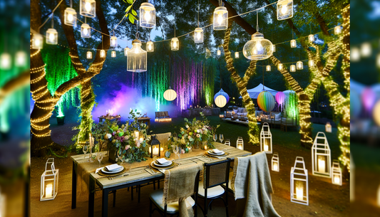 Transform Your Event with Outdoor Lighting & Décor