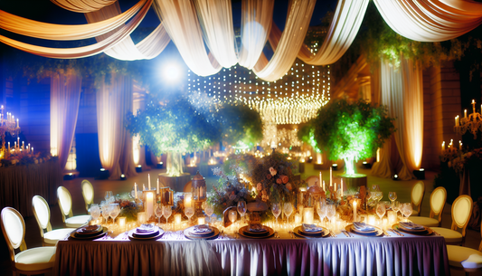 Transform Your Party Space: Decor, Lights & Dining Magic