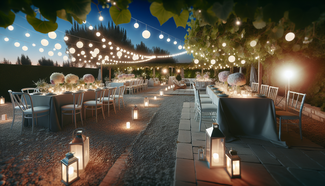Illuminate Your Celebration with Chic Outdoor Decor
