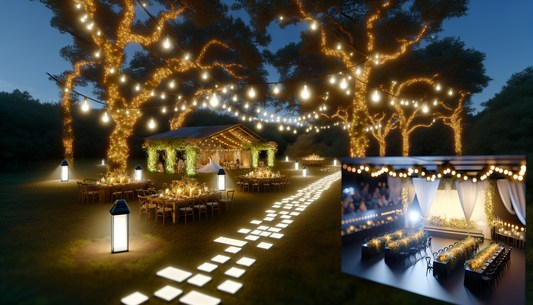 Brighten Your Evenings with the Latest in Outdoor Wedding Lighting