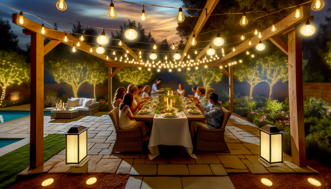 Brighten Your Backyard Bash with Trendy Outdoor Lighting Ideas