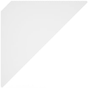 Furinno Rossi Triangle Floating Shelves for Wall, Set of 3 Geometric Corner Shelf, Wall Mounted Shelves for Bathroom, Home Office, Living Room, White - Image 7