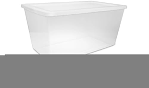 90 Quart Storage Bin 2-Pack, Clear Storage Containers with Lids - Image 4