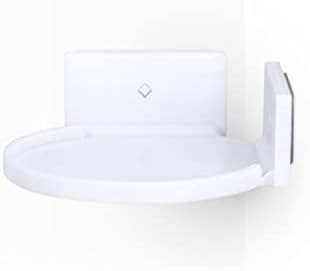 BRAINWAVZ 4” Small Floating Shelf, Adhesive & Screw in, for Bluetooth Speakers, Cameras, Plants, Toys, Books & More, Easy to Install Shelves Wall Mount (White) - Image 2