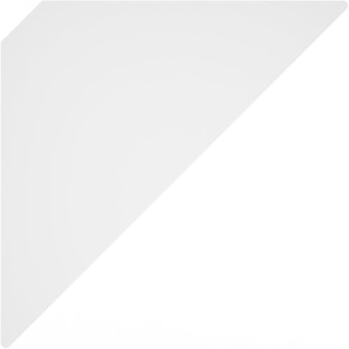 Furinno Rossi Triangle Corner Floating Shelves, Wall Mount Display Shelf, White, Set of 3 (Pack of 2) - Image 7