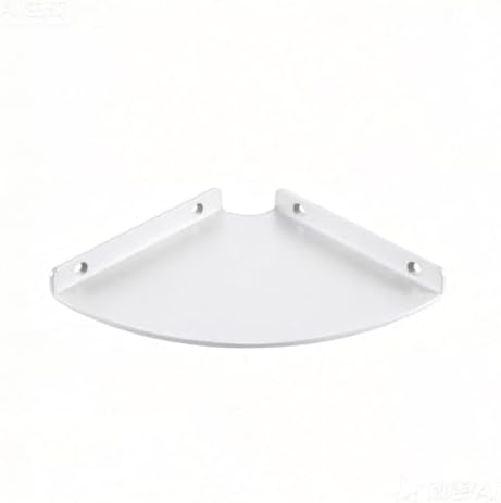 Corner Floating Shelf, 3.0mm Aluminum Alloy Corner Shelves Wall Mounted (6 inch Corner Shelf White) by YUjieSTC
