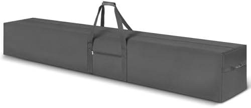 1 Pcs 83 x 16 x 12 Inch, 260 L Large Storage Duffle Bag Gray by Hubeii