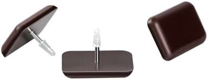Furniture Sliders-Furnigear (Teflon) Nail in Chair Glides for Carpet Floor - Move Your Furniture Easily & Safely - Best Floor Protector (1x1-3/8 Nail, Brown-24 Pack) - Image 6