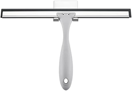 AmazerBath Squeegee for Shower Glass Door, All-Purpose Squeegee with Hook for Shower Doors, Windows, Mirrors, Tiles and Car Glass, 10 Inches by AmazerBath