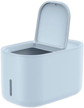 Zuutii Rice Storage Container 11lbs,Food Container, Dry Food Storage, 7.2lbs Pet Food Dispenser, Large Storage Bin with Lid,Silicone Ring & Moisture Proof (Light Blue) by Zuutii
