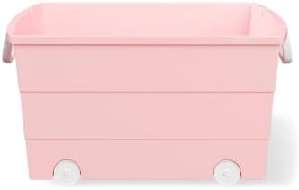 Storage Bins 2 Pack,Rolling Stackable,16.25x22x11.25in,Plastic,Fold Handles - Image 2