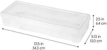 IRIS USA Clear Cases |Made in USA| Plastic Box Organizers (6-Pack)- Large - Image 2