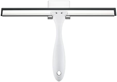AmazerBath Squeegee for Shower Glass Doors - All-Purpose Squeegee with Hook for Windows, Mirrors, Tiles and Car Glass, 10 Inches by AmazerBath