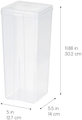 IRIS USA Food Storage Containers Set, 3.9 Qt - 4 Pack, Food Grade Plastic - Image 2
